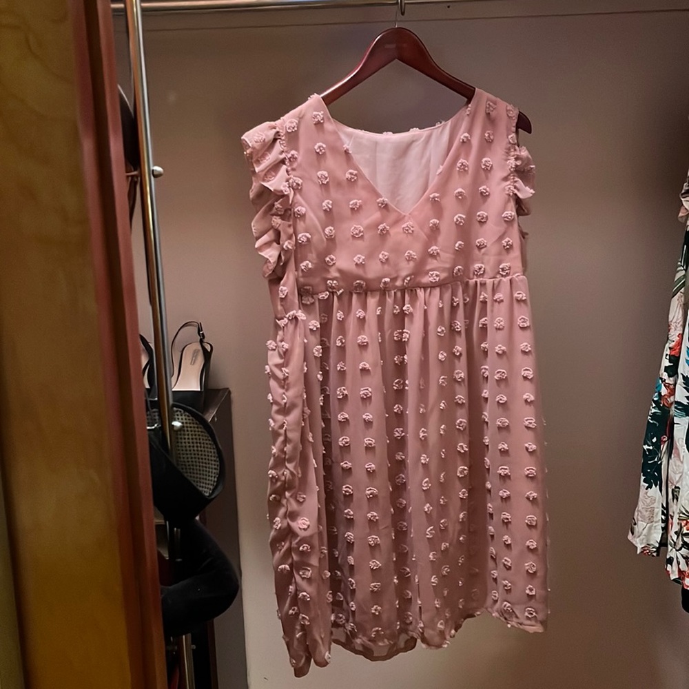 Summer dress pink